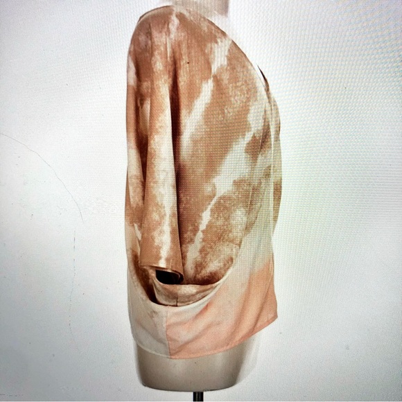 Ramona LaRue by Arianne Silk Tie Dye Top Sz L - Picture 5 of 9